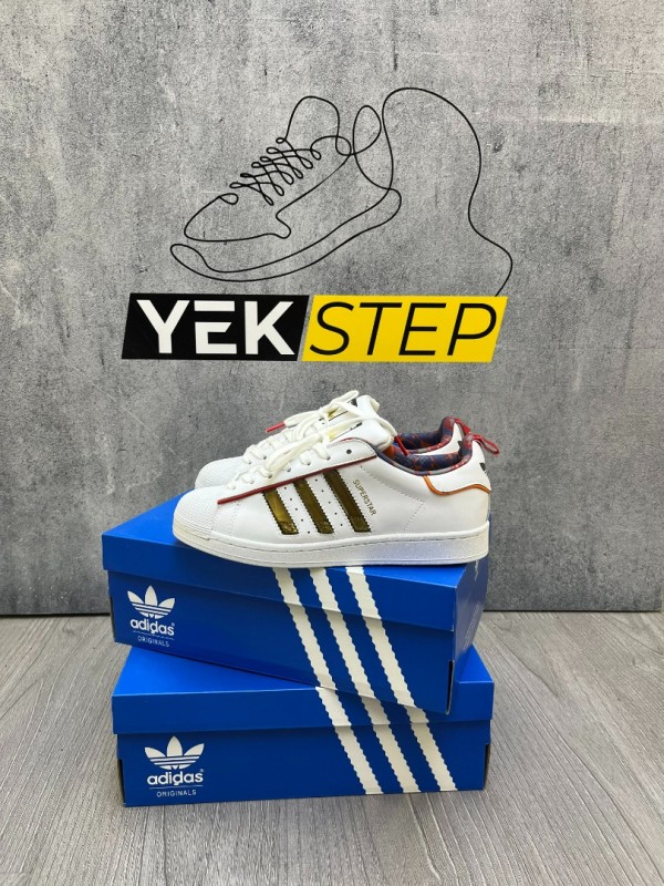 Adidas Süperstar Beyaz-Simli